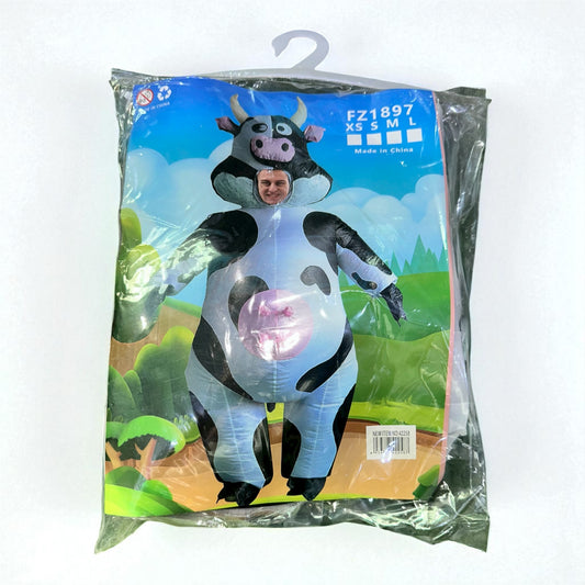 Disfraz Vaca Inflable Adulto con Inflador - Fiestas Chile | Diki Shop