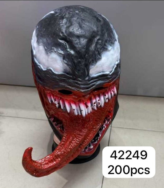 Máscara de Veneno de Látex - Disfraz Terror Halloween | Diki Shop