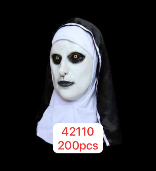 Máscara de Monja Terrorífica de Látex - Halloween Chile | Diki Shop