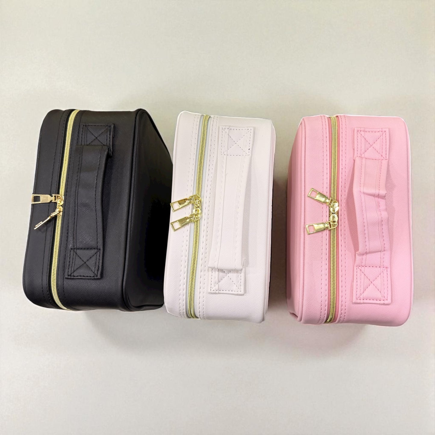 Porta Cosméticos LED con Espejo - Luz Fría y Cálida Recargable | Diki Shop