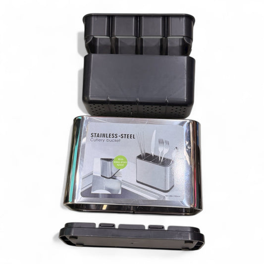 Porta Cubiertos Acero Inoxidable Desarmable - Fácil Lavado | Diki Shop