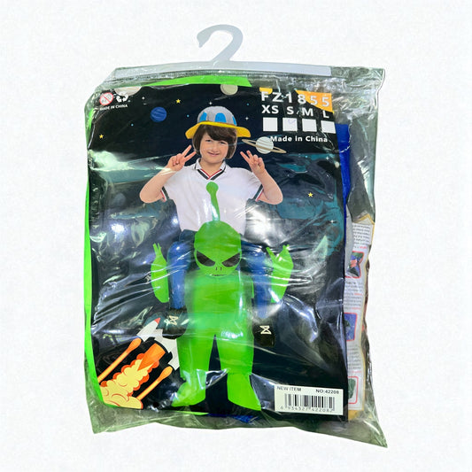 Disfraz Alien Inflable Niño con Inflador - Halloween Chile | Diki Shop