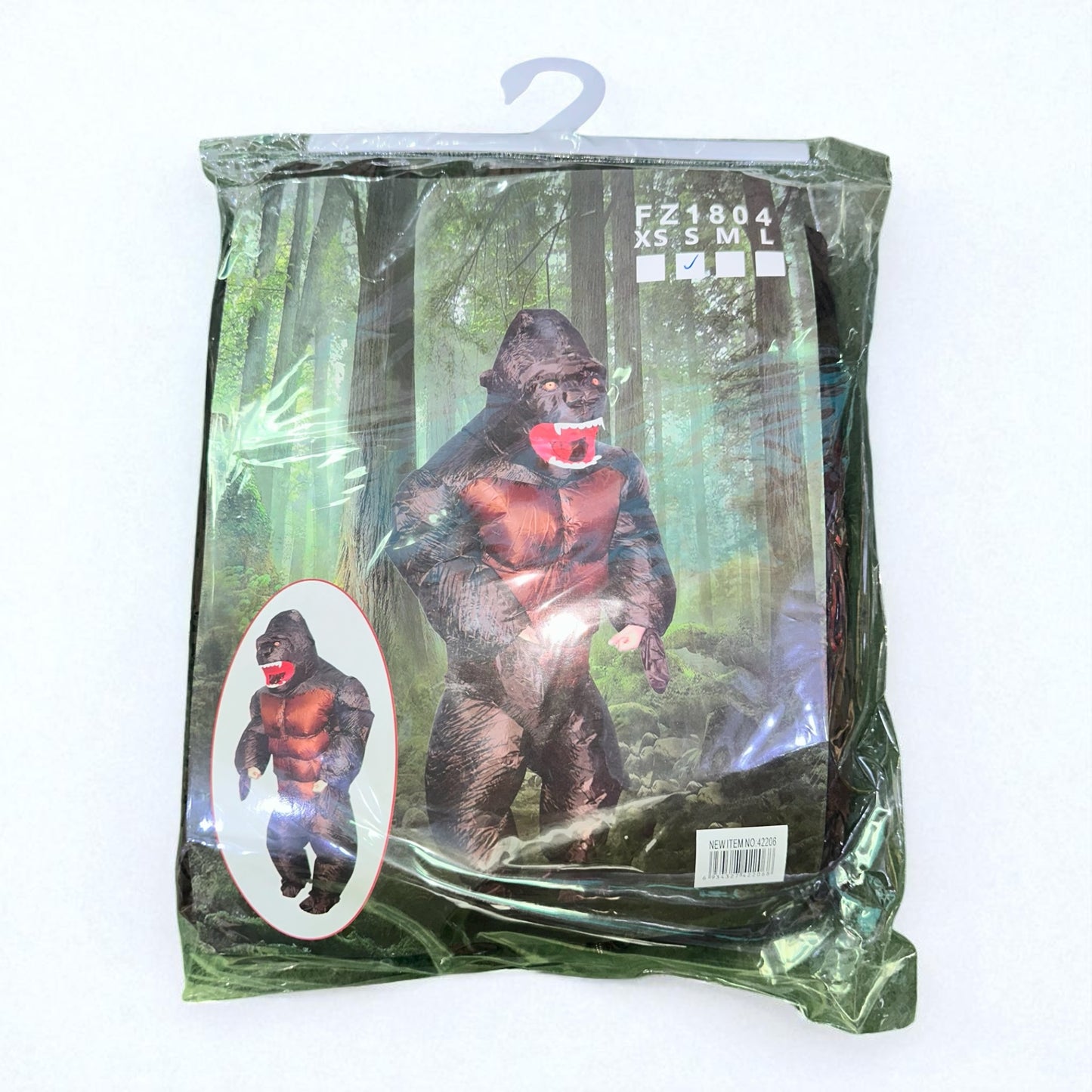 Disfraz Gorila Inflable Adulto con Inflador - Fiestas Chile | Diki Shop