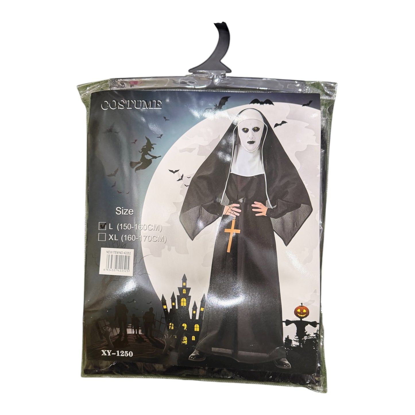 Disfraz Monja Diabólica con Máscara y Cruz - Halloween Chile | Diki Shop