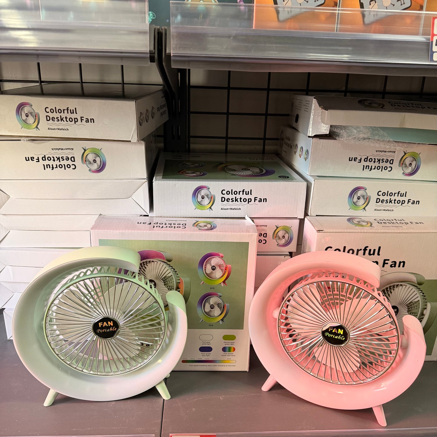 Ventilador RGB con Luces LED | Ventilador Iluminado Multicolor