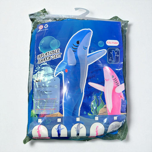 Disfraz Tiburón Inflable Adulto con Inflador - Fiestas Chile | Diki Shop