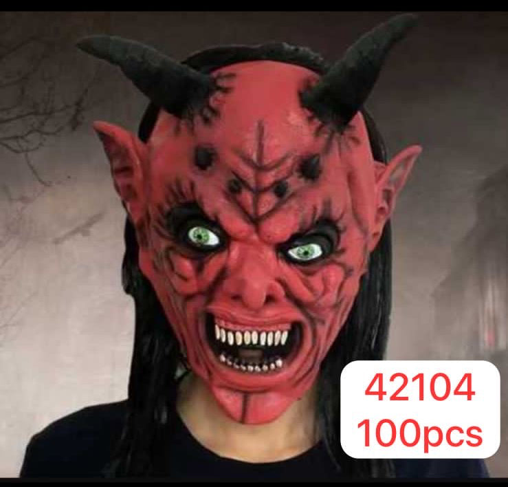 Máscara de Diablo de Látex - Terror Halloween Chile | Diki Shop