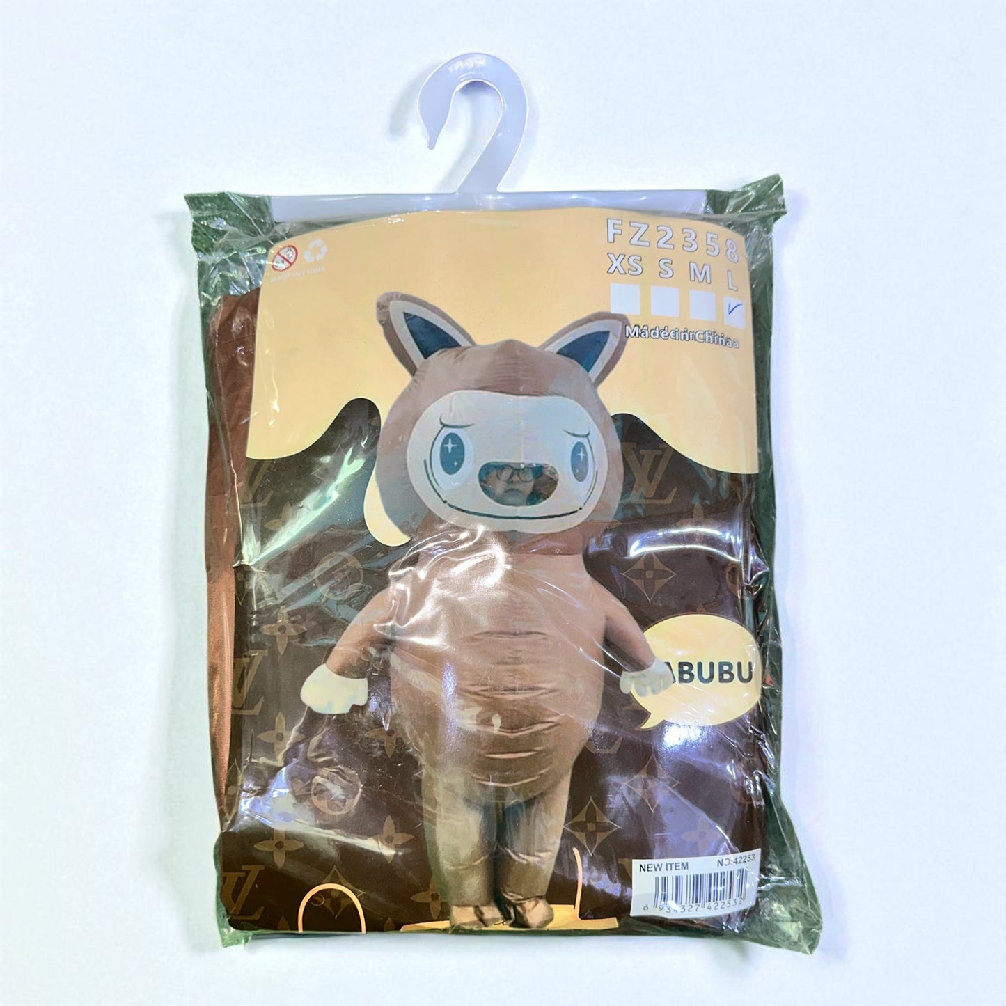 Disfraz Labubu Inflable Adulto con Inflador - Fiestas Chile | Diki Shop