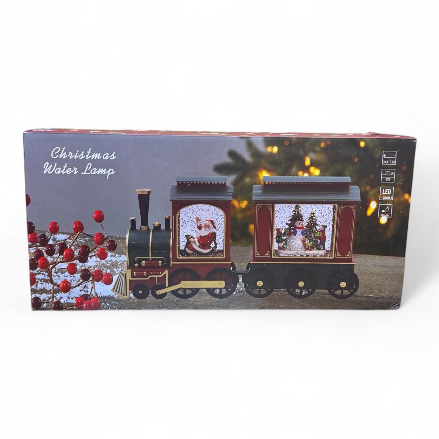 Tren Decorativo Navideño con Luz y Música | Diki Shop