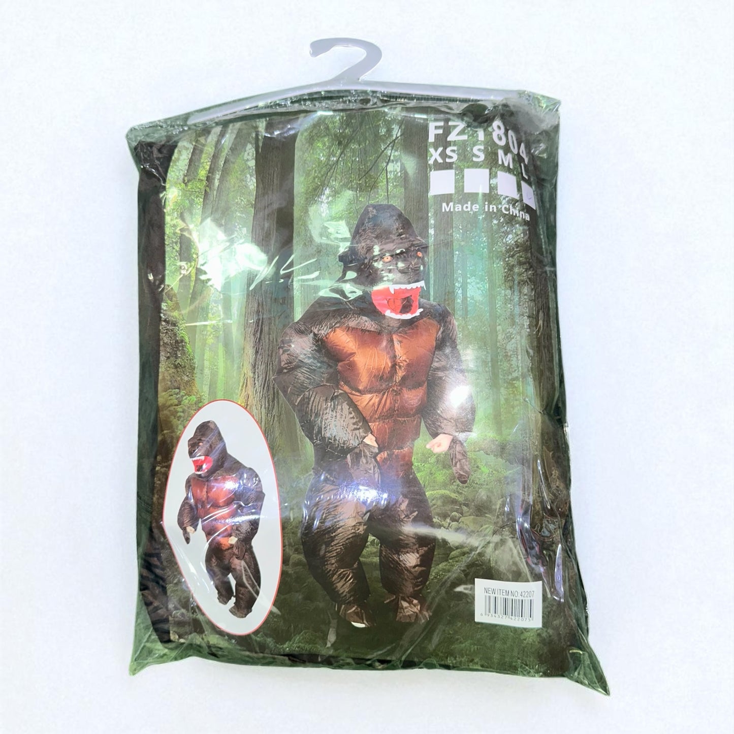 Disfraz Gorila Inflable Niño con Inflador - Fiestas Chile | Diki Shop