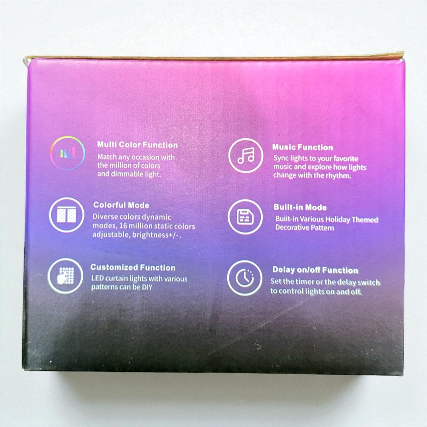 Cortina LED 400 Luces 2x2m con Control Remoto - Decoración Chile | Diki Shop