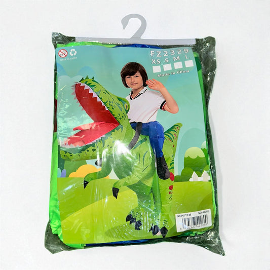 Disfraz Montando Dinosaurio Inflable Niño con Inflador - Chile | Diki Shop