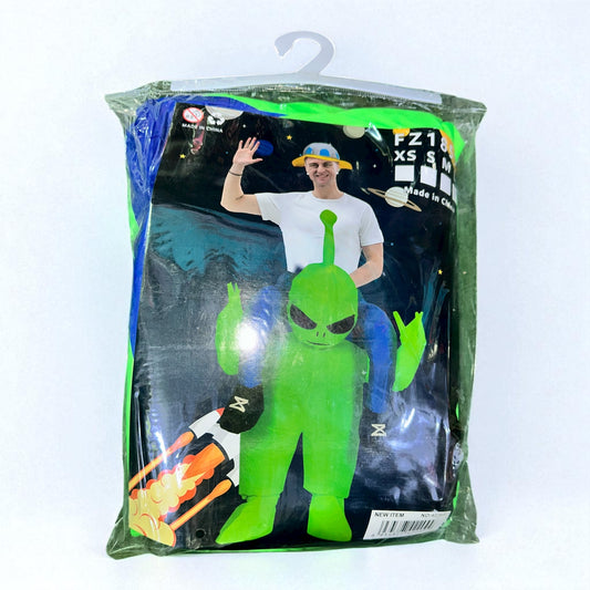 Disfraz Alien Inflable Adulto con Inflador - Halloween Chile | Diki Shop