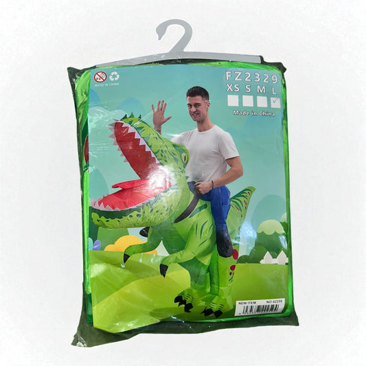 Disfraz Montando Dinosaurio Inflable Adulto con Inflador - Chile | Diki Shop