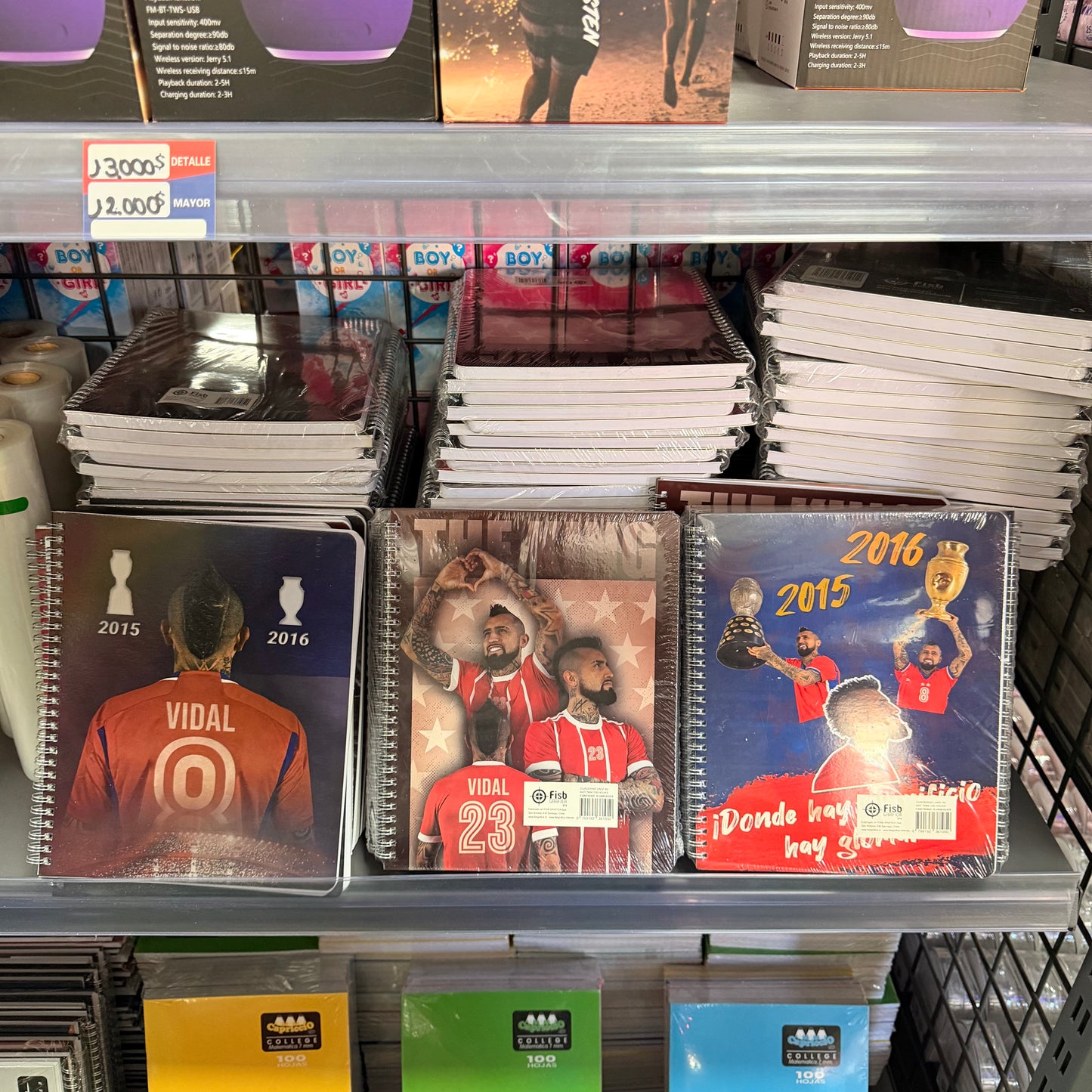 5 cuadernos surtidos - Vidal