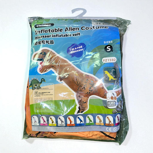 Disfraz Dinosaurio Inflable Niño con Inflador - Fiestas Chile | Diki Shop