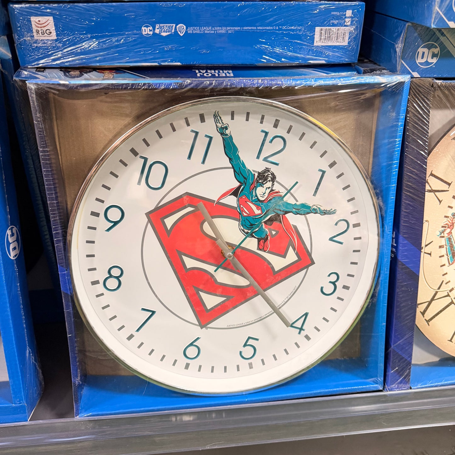 Reloj supermán 30cm - DC